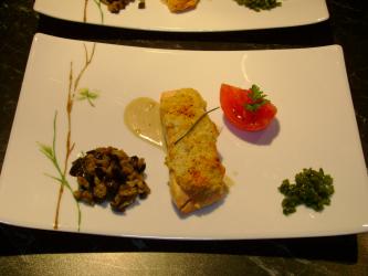 Crumble de saumon au Parmesan
