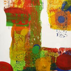 vincent mouls - acrylique sur toile  150 x 160 cm 2007