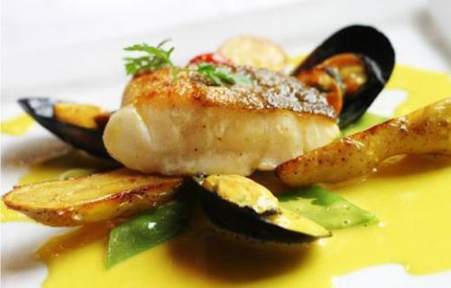 Assiette pr�par�e par notre chef