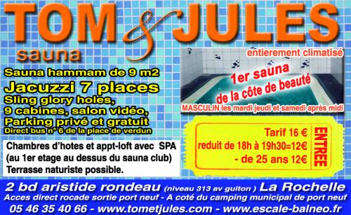 Sauna Tom et Jules : 