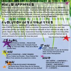 Evolution des Etiquettes : 
