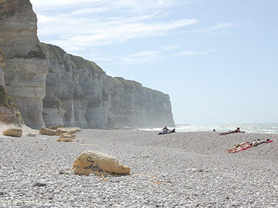 Plage du Tilleul � Etretat