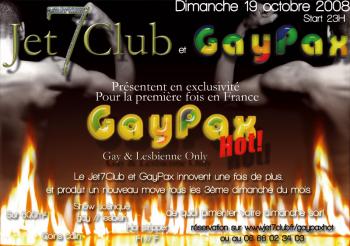 Soir�e Gay Pax  au Jet 7 Club - Mulhouse