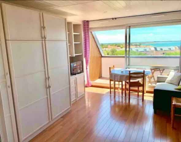 Studio avec terrasse vue mer
