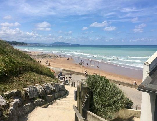 Plage des 100 marches à Bidart Plage des 100 marches à Bidart