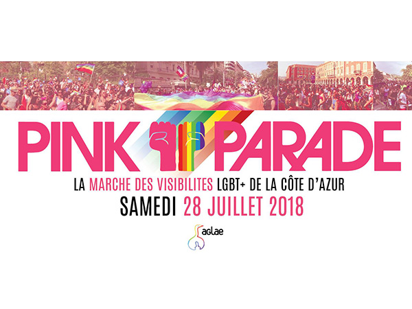 Pink parade in Nice