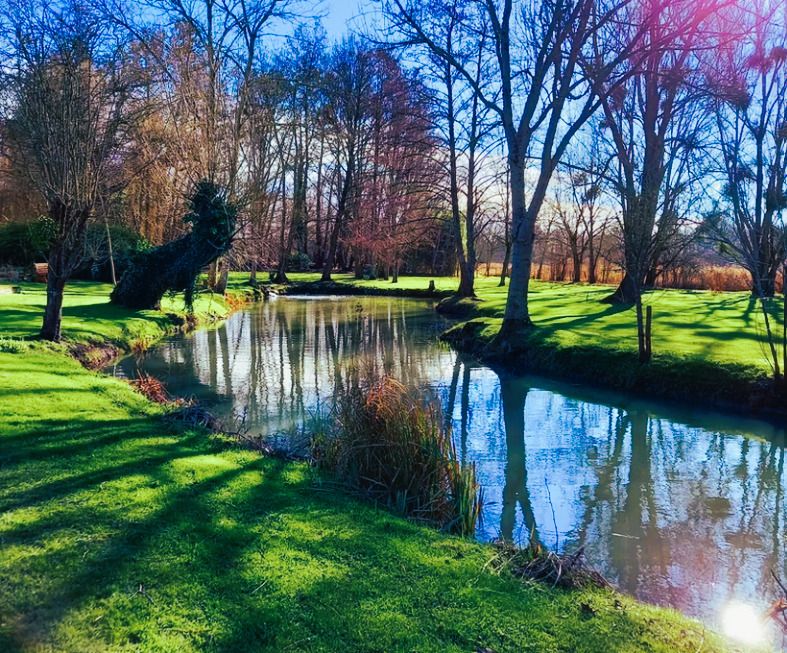 Le parc du Moulin de Mousseau, entre eau, arbres et calme.