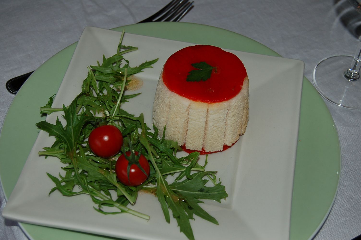 Charlotte chèvre /poivrons Charlotte chèvre /poivrons