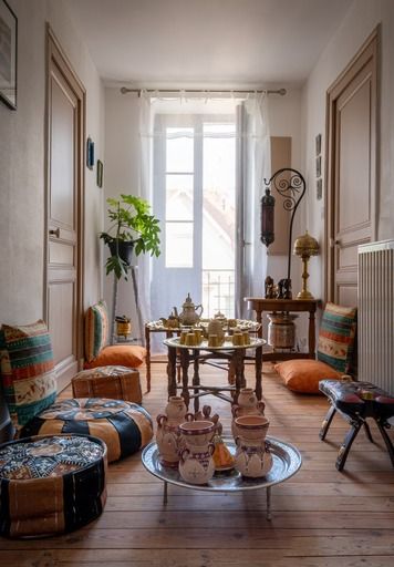 Salon commun entre les 2 chambres