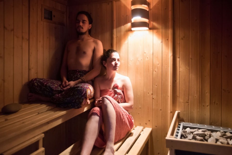 Grand sauna aux huiles essentielles 