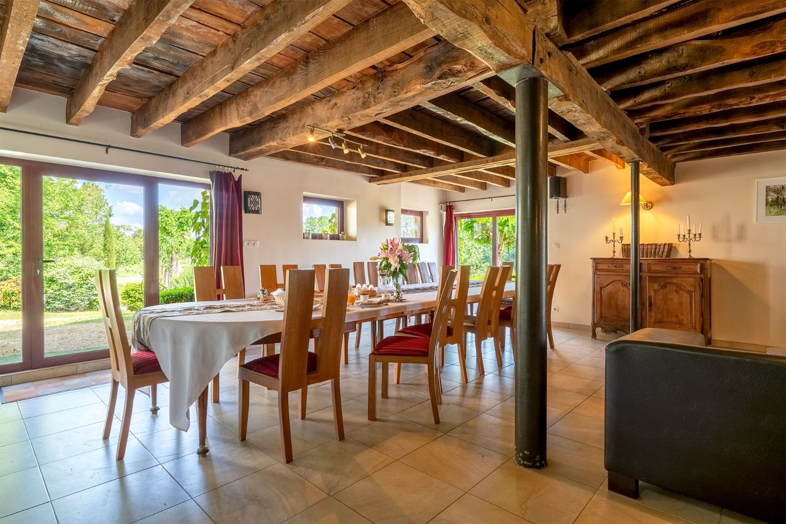 La salle du petit djeuner