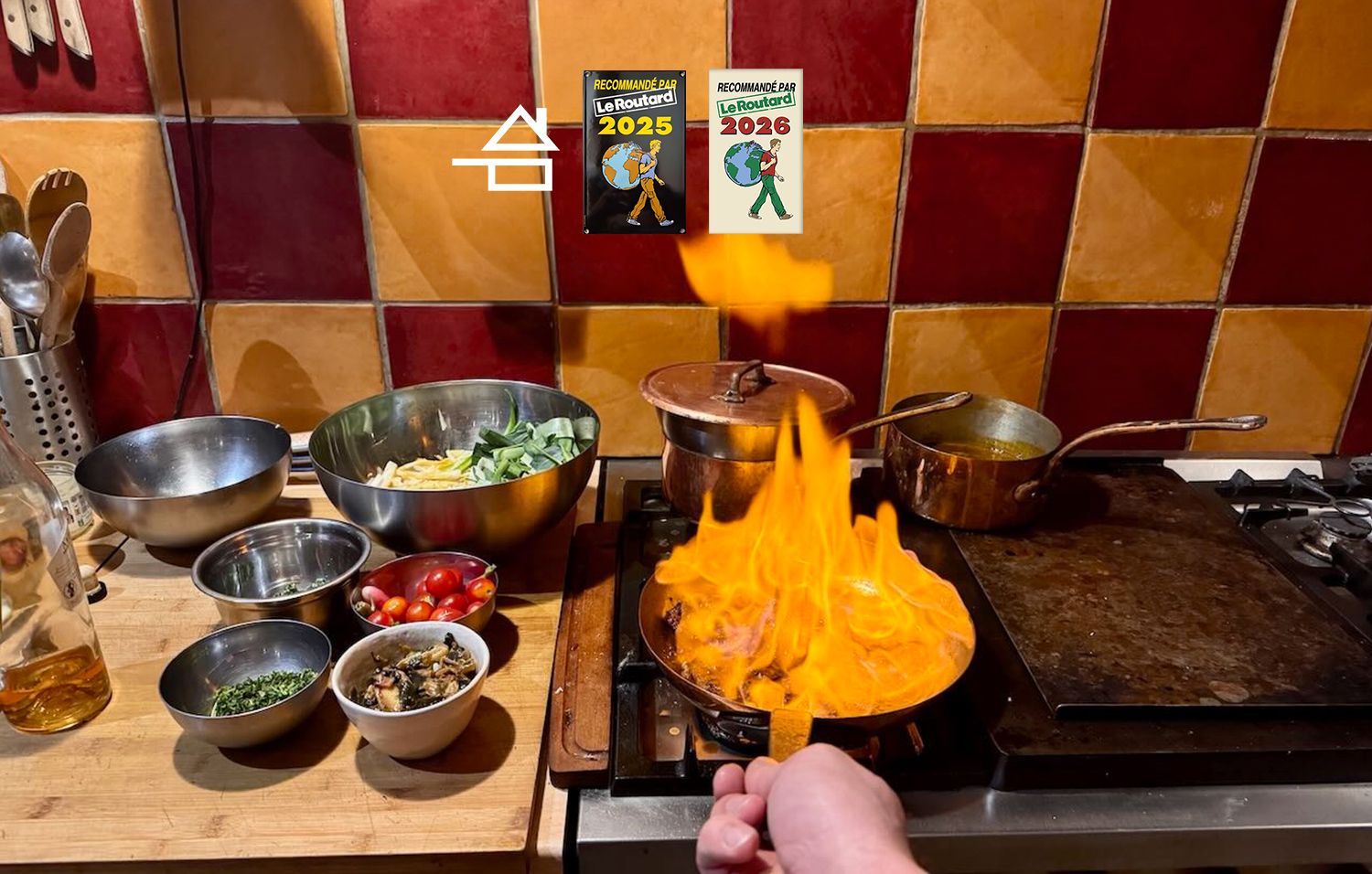 Tout est 100% Fait Maison avec des produits locaux.
