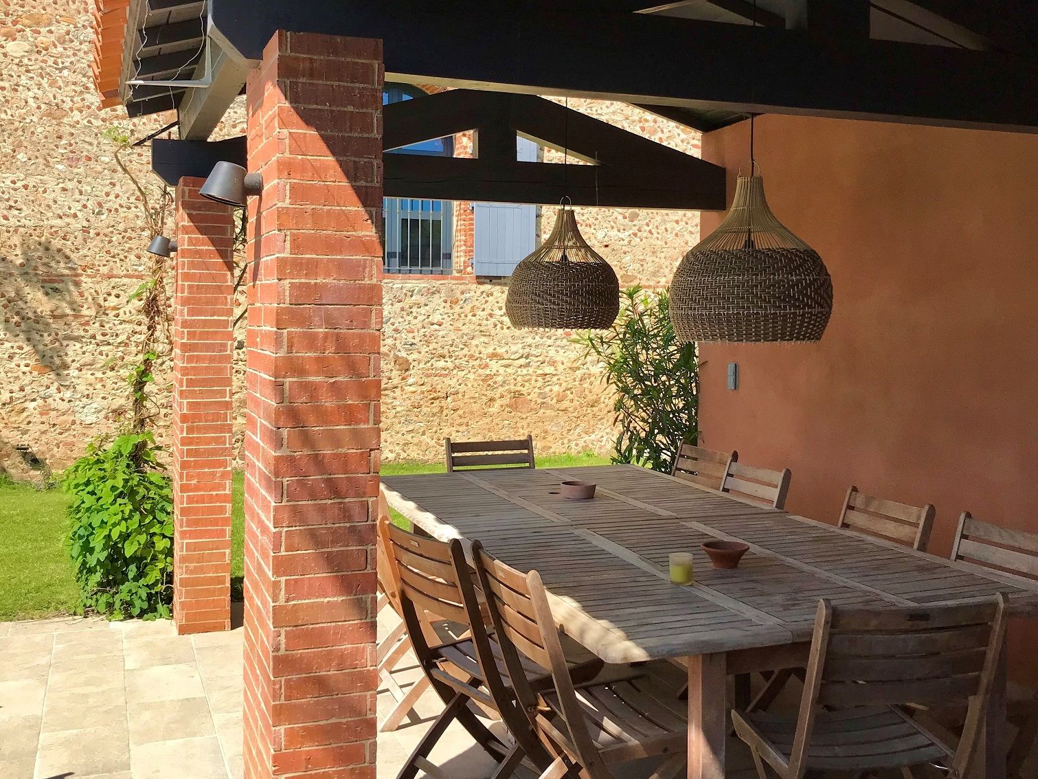 Pool house Gite Clos des Aspres bis