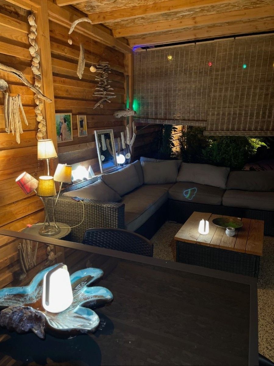 Terrasse extrieure commune