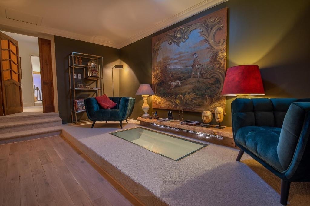 salon commun entre les deux suites