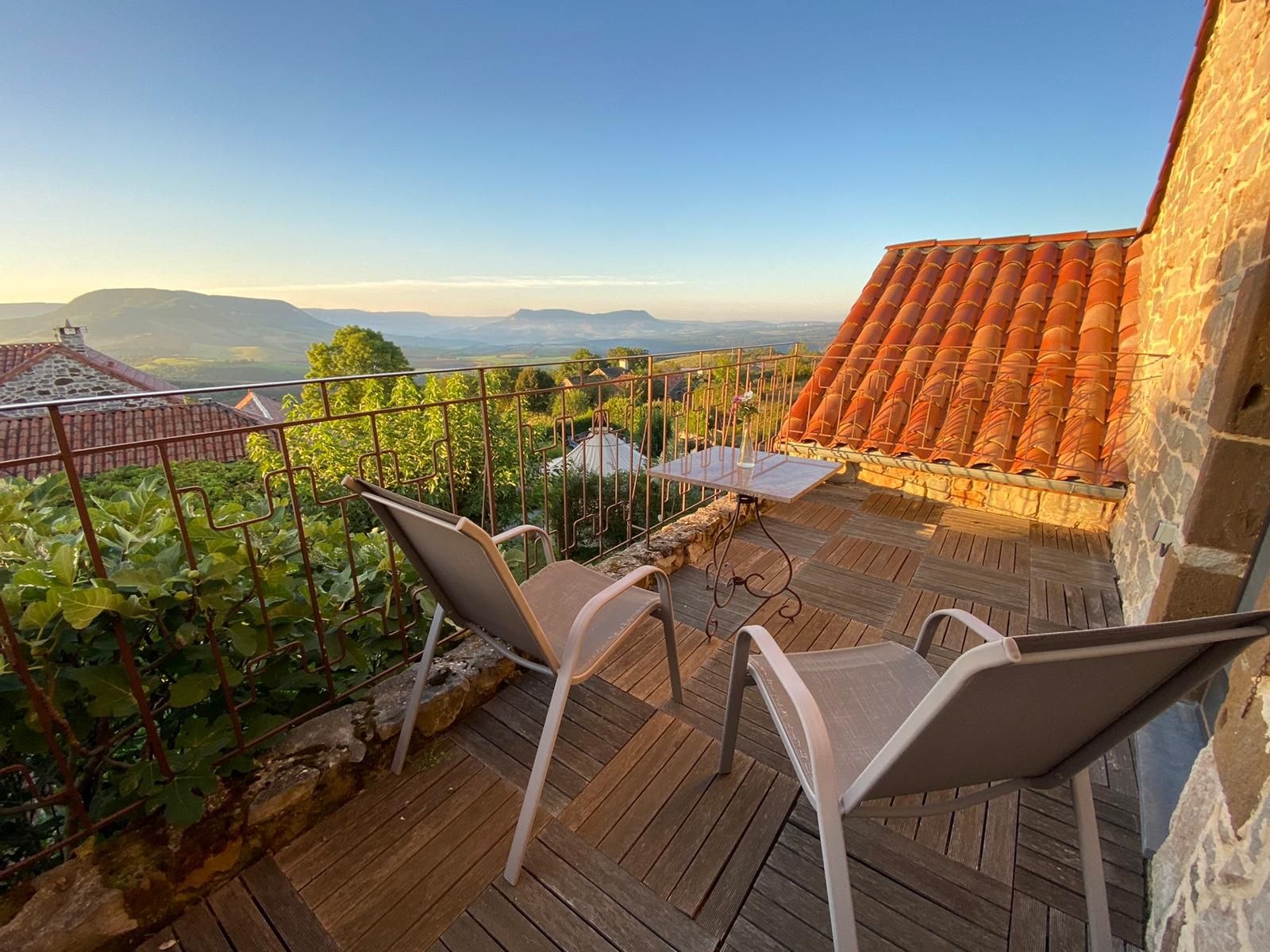 vue sur parc depuis le gte