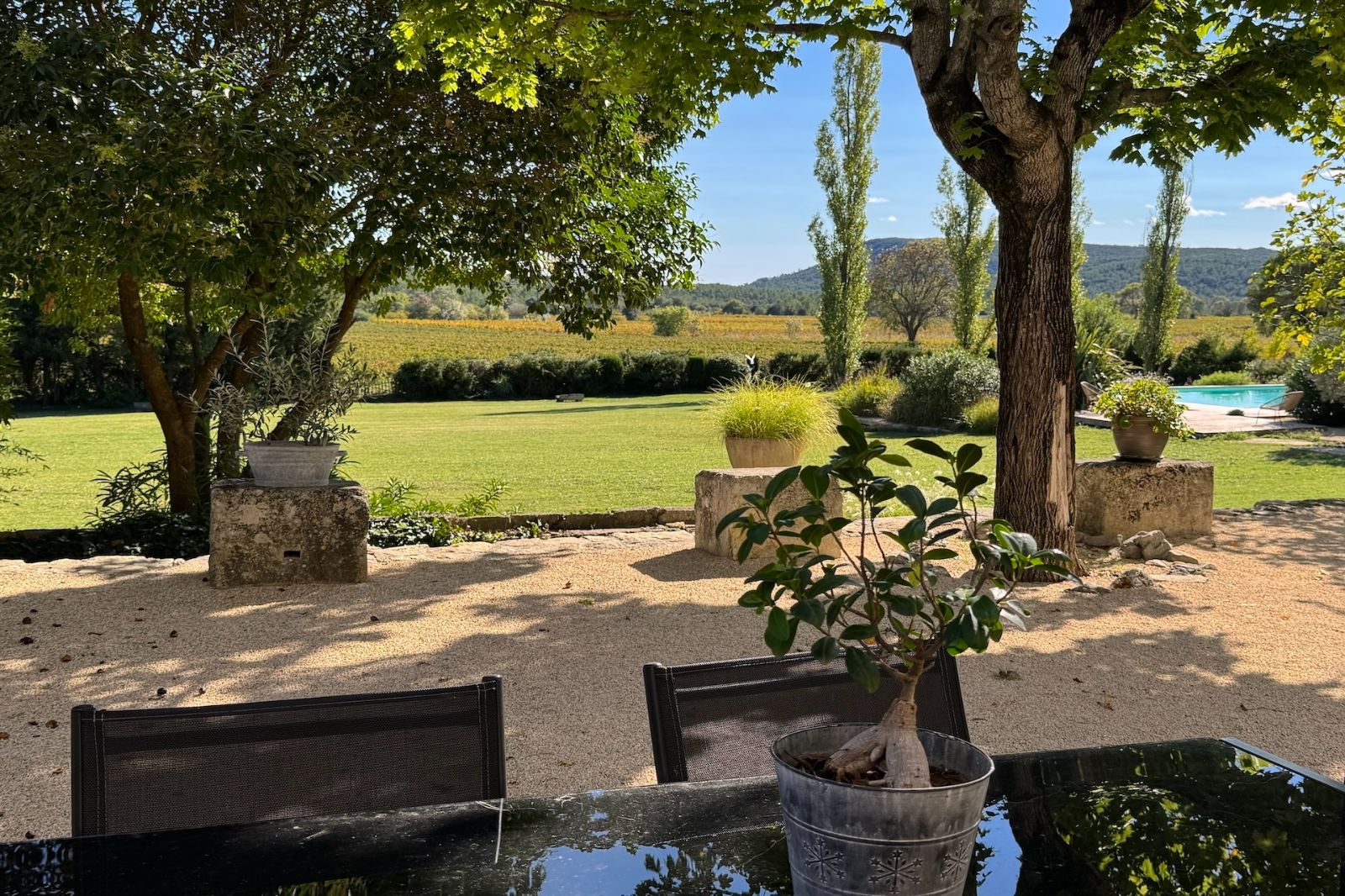 Terrasse avec vue panoramique