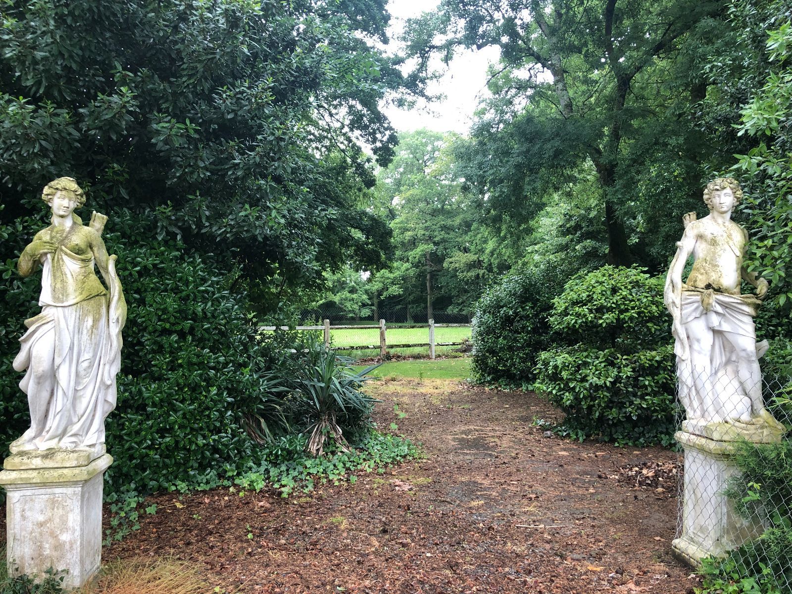 Parc vue de la demeure Parc vue de la demeure