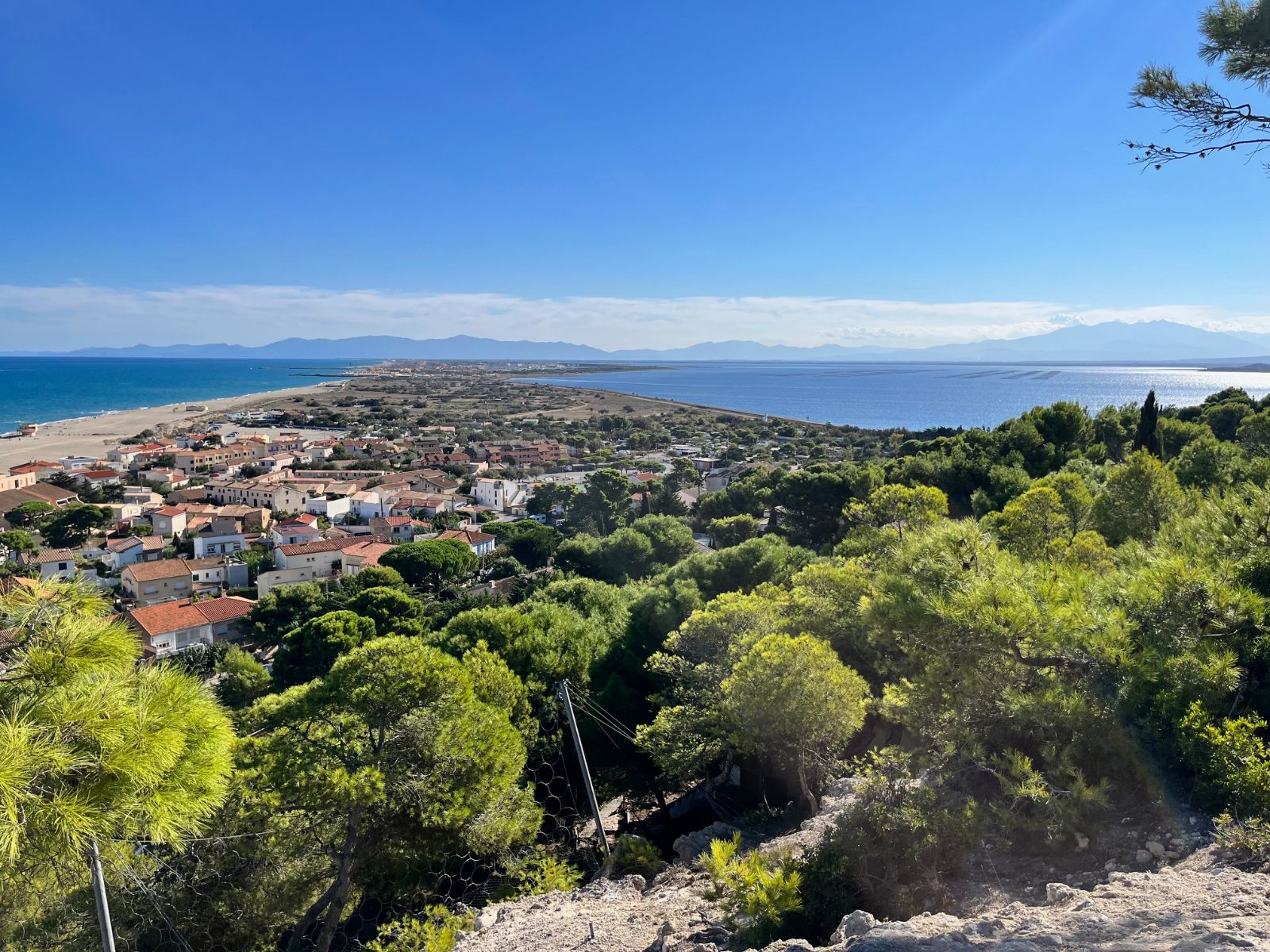 Cap Leucate - Point de vue sur le Roussillon 