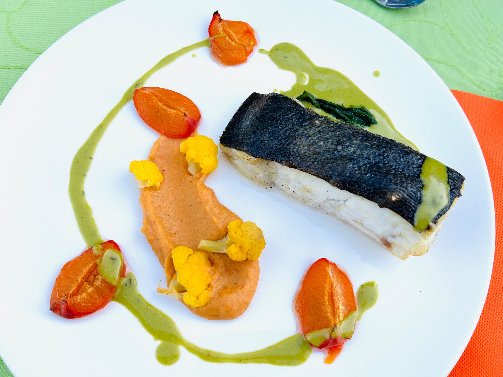 Une de nos assiettes…. À notre table d’hôtes Une de nos assiettes…. À notre table d’hôtes
