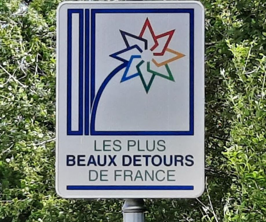 Panneau label Plus beaux détours de France