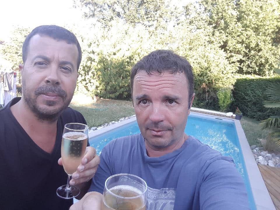 Apritif autour de la piscine