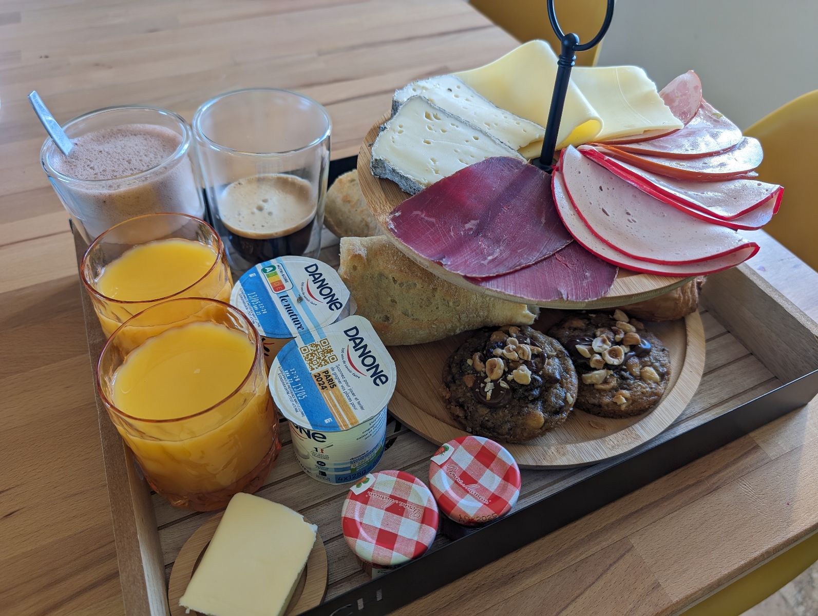 Petit djeuner gourmand et gnreux sur demande