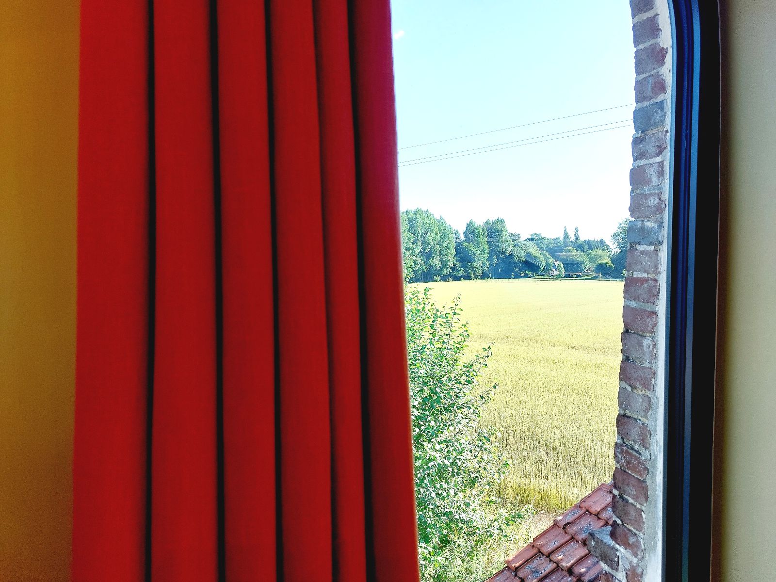 Vue sur la campagne normande