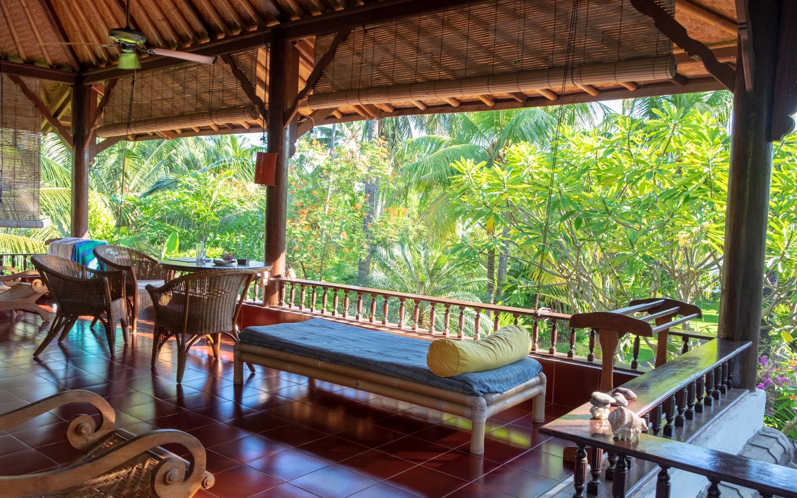 Or staying with a local?