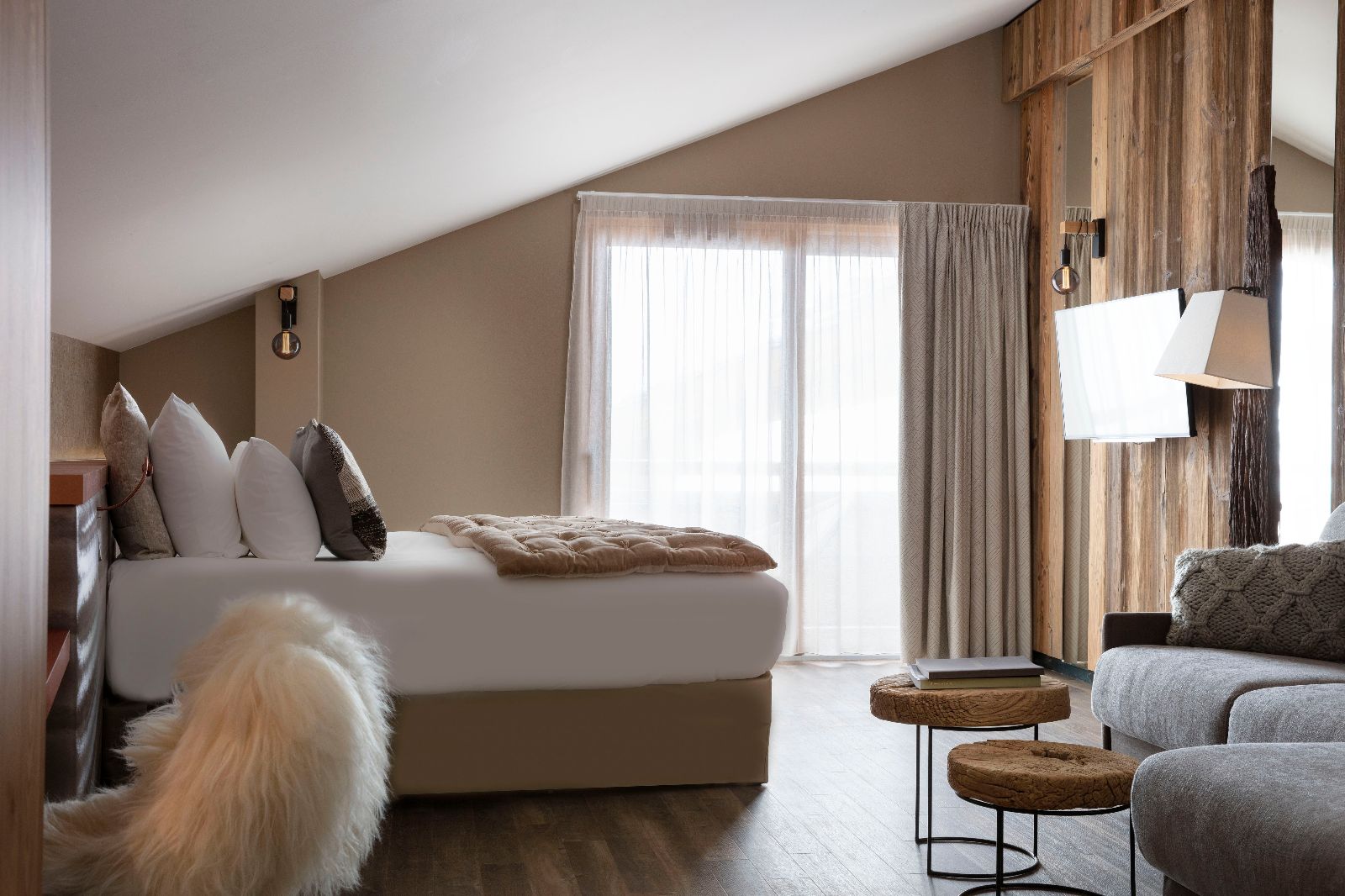 Chambre suprieure htel les Grandes Rousses