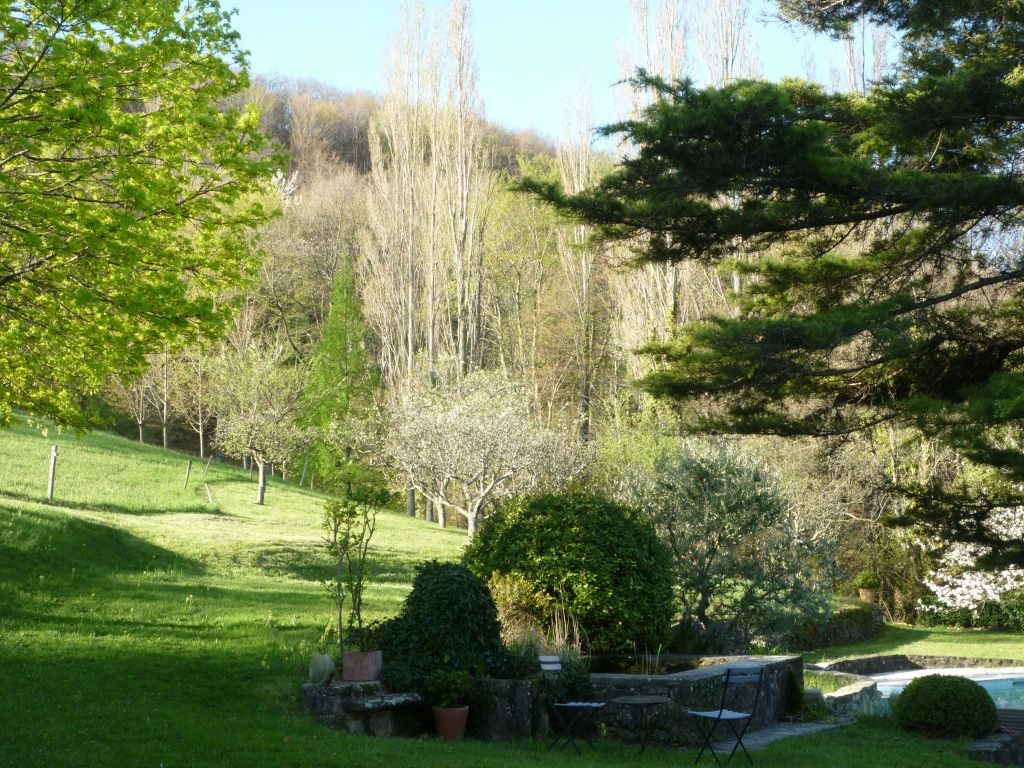 Ambiance au jardin au printemps