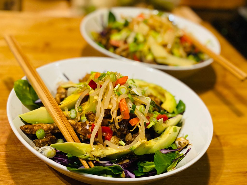 Salade inspirée Thaï