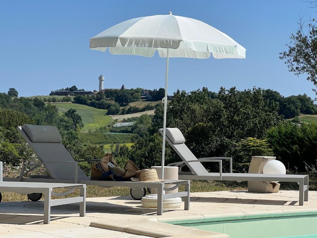 belle vue depuis la piscine