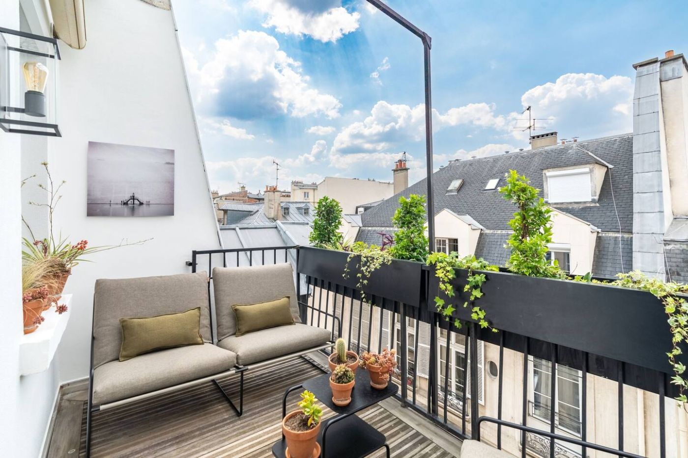 Terrasse abrite par store lectrique