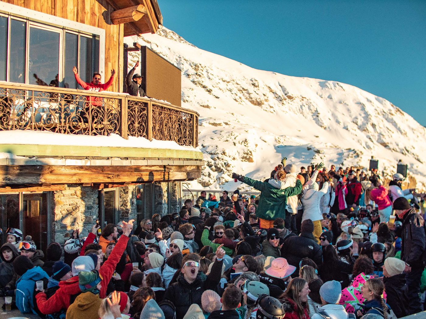 Clubbing  la Folie Douce Alpe d'Huez