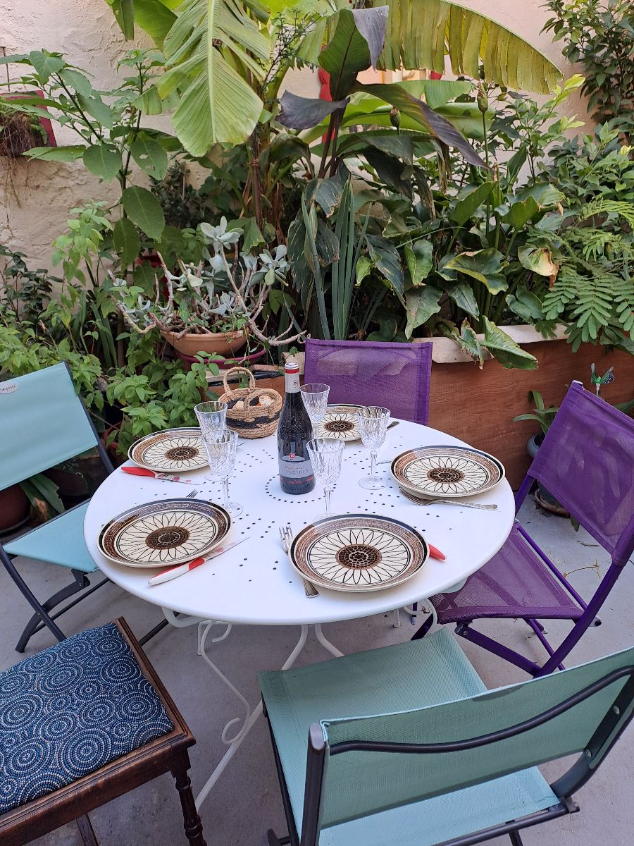 Repas au patio Repas au patio