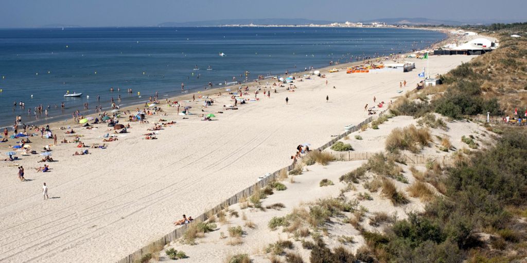 Plage du petit travers à Carnon Plage du petit travers à Carnon
