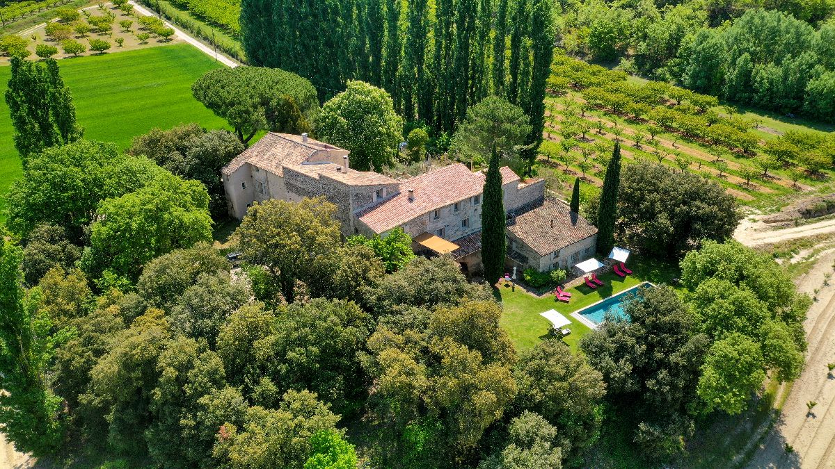 Vue arienne Le Prieur La Madelne