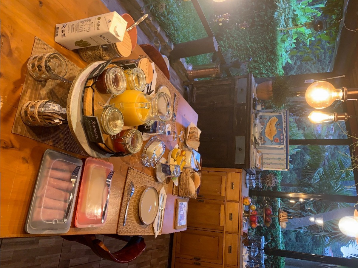 Espace petit djeuner barbecue