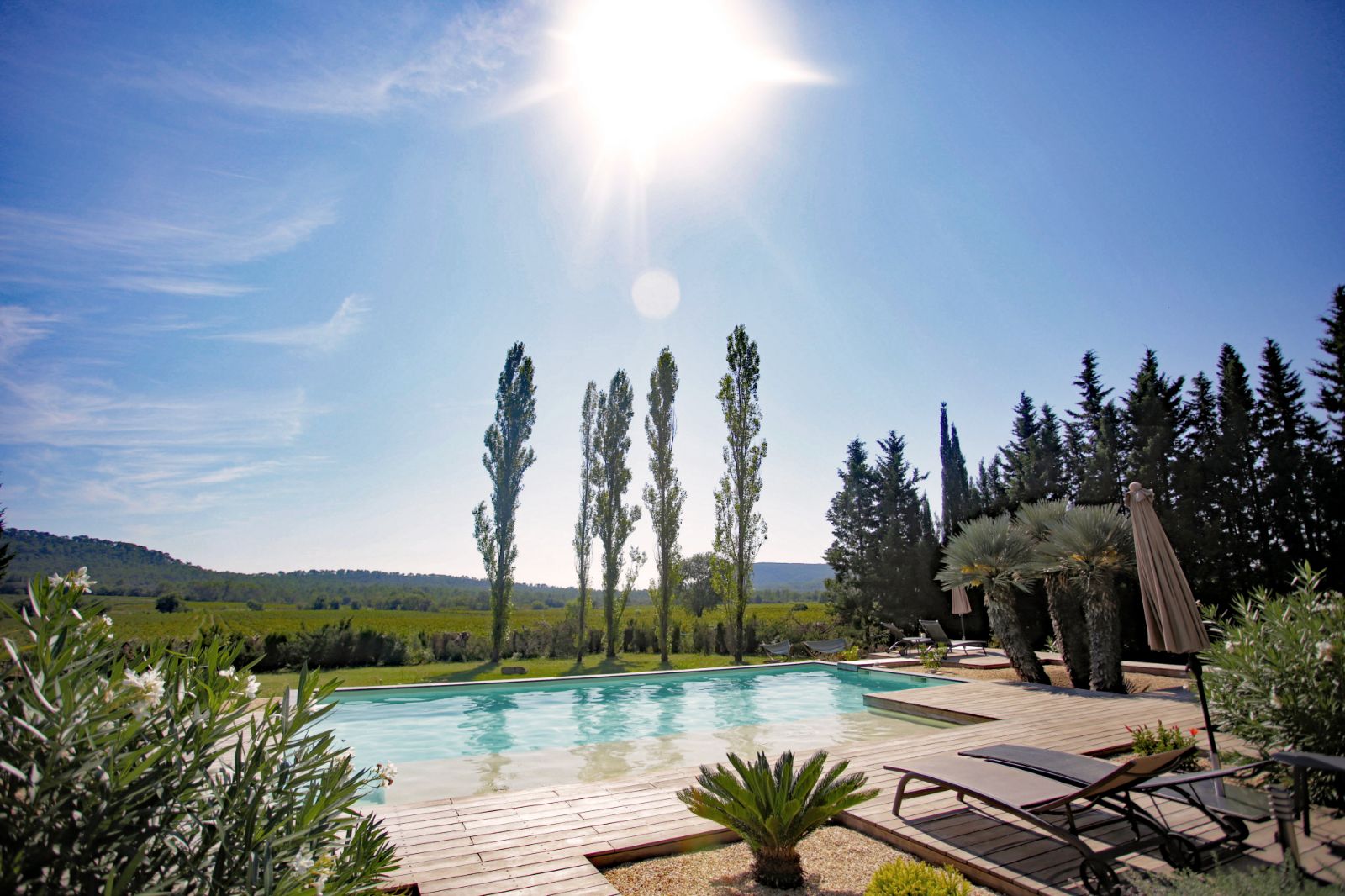 vue  piscine 