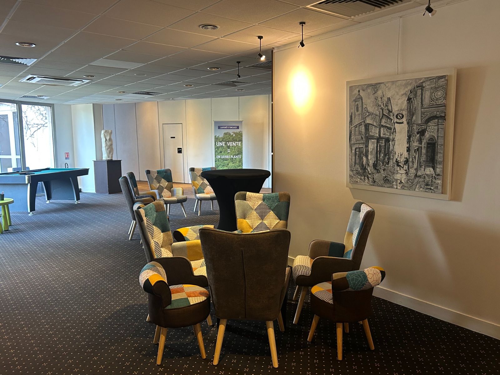 H�tel La Berteli�re - salon et billard