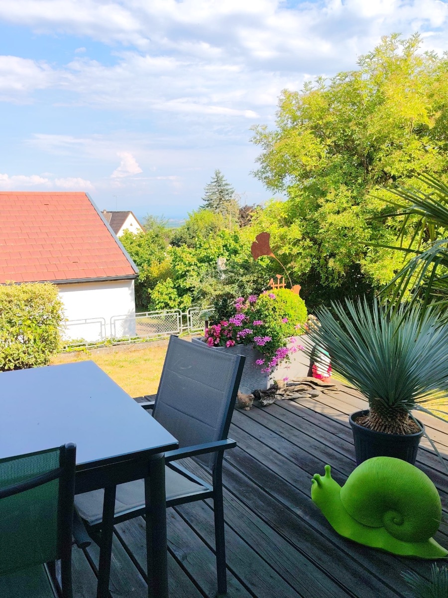 Terrasse Est vue sur l Allemagne Terrasse Est vue sur l Allemagne
