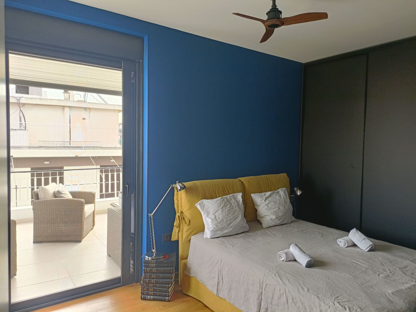 ''Bleue'' : la chambre privative pour 2 personnes – lit 160 ''Bleue'' : la chambre privative pour 2 personnes – lit 160