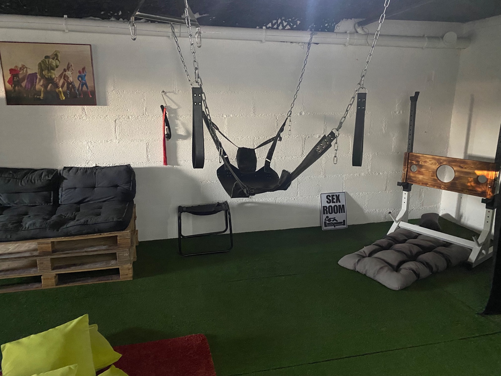 Sling sex et poste de danse 