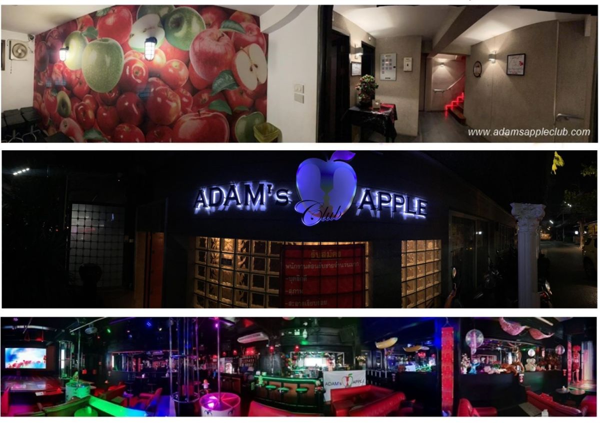 Exterior view and interior view Adams Apple Club Chiang Mai