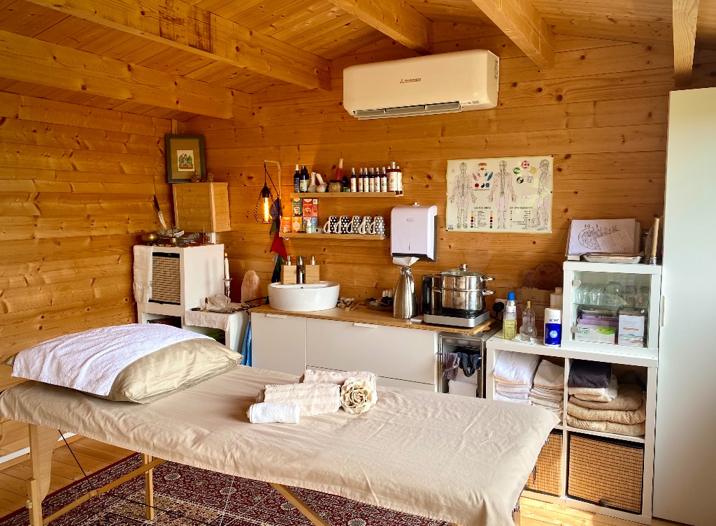 L'espace massage et soin