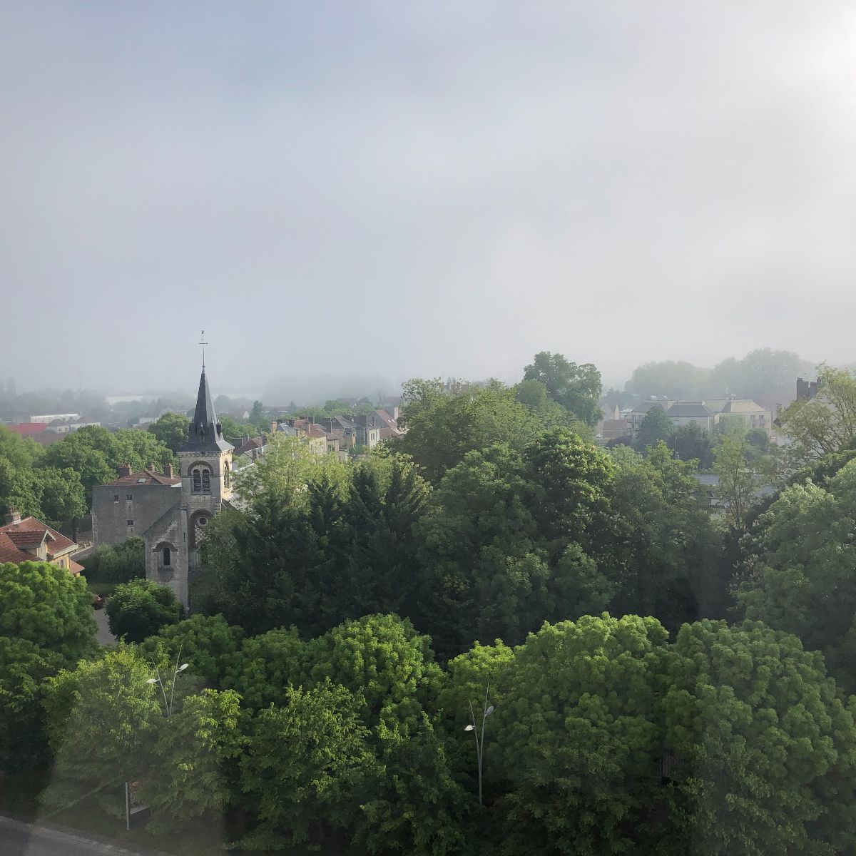 Vue face nord