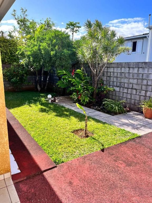 Jardin arrire de la villa