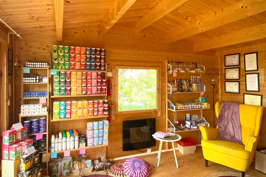 Espace d'accueil et l espace boutique, pour se faire plaisir et faire plaisir