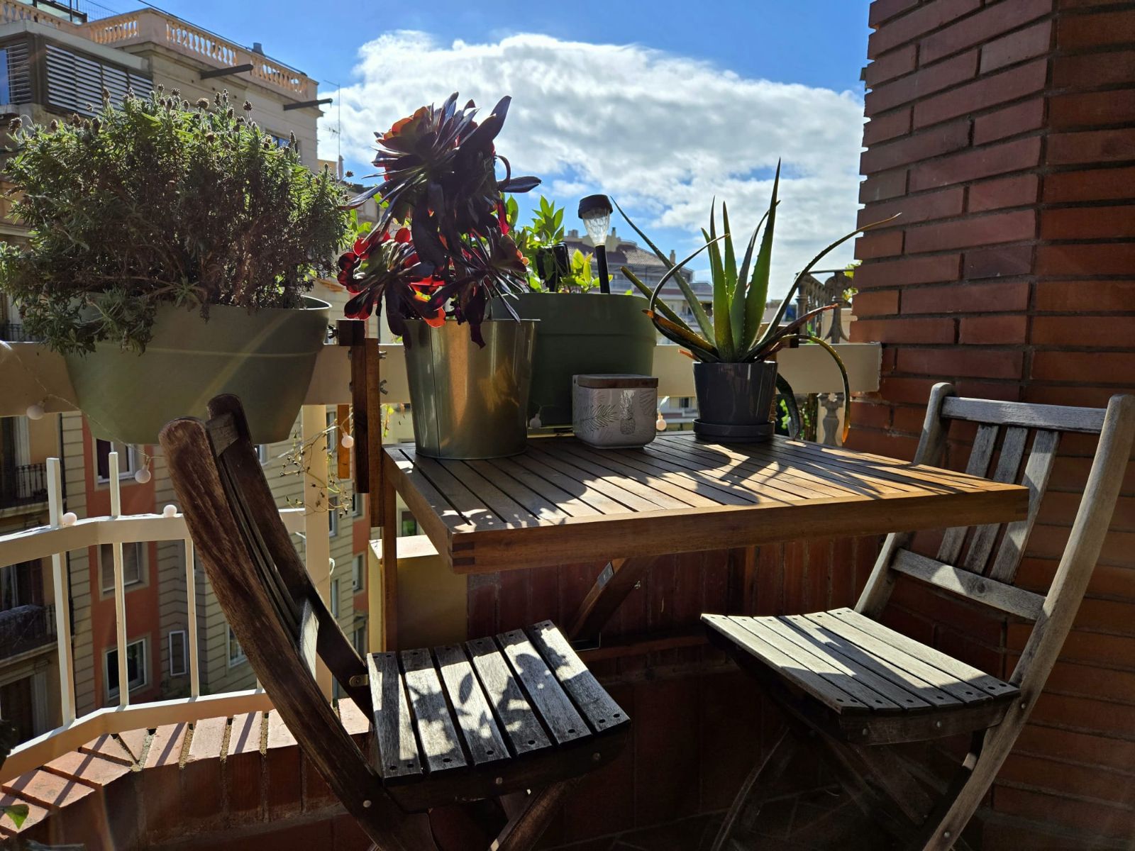 Terrasse idale pour un verre en fin de journe